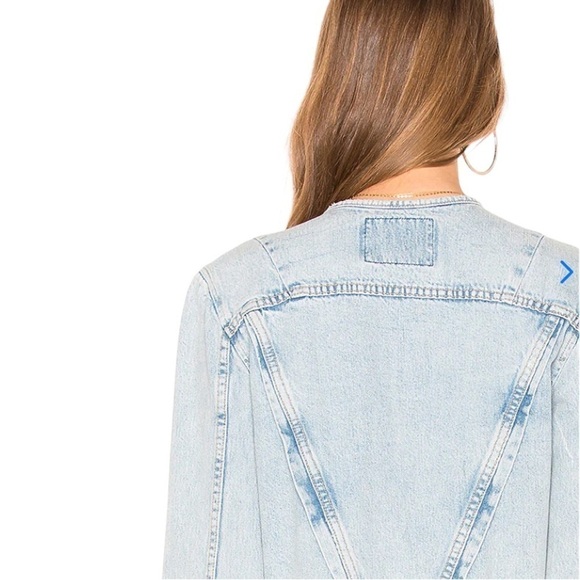 MCGUIRE Marfa Denim Jacket in Swiss Society Size XS - Picture 3 of 11